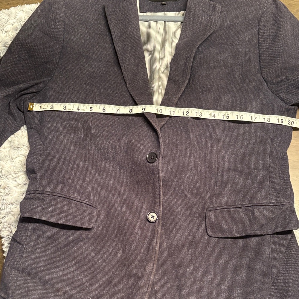 Banana Republic TAILORED-FIT BLACK CORD BLAZER size 40R - Picture 14 of 16
